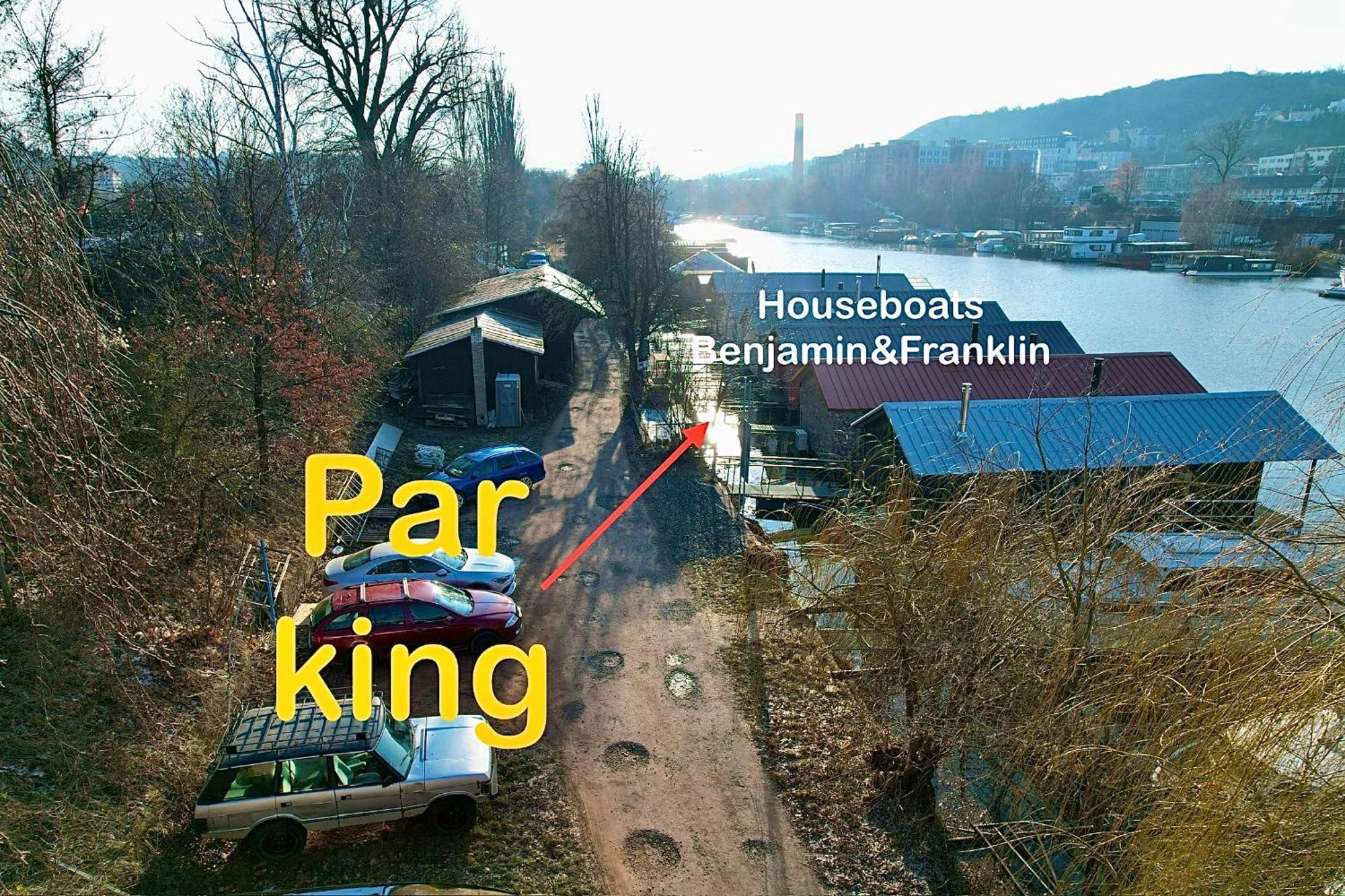 Hotel Houseboat Benjamin - Houseboats Benjamin & Franklin Praga Exterior foto